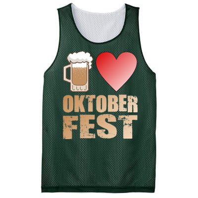 Love Beer Ocktoberfest Mesh Reversible Basketball Jersey Tank