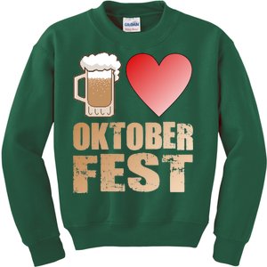 Love Beer Ocktoberfest Kids Sweatshirt