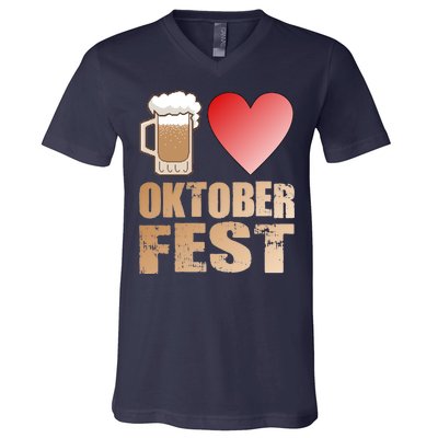 Love Beer Ocktoberfest V-Neck T-Shirt