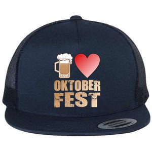 Love Beer Ocktoberfest Flat Bill Trucker Hat