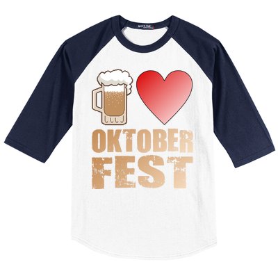 Love Beer Ocktoberfest Baseball Sleeve Shirt