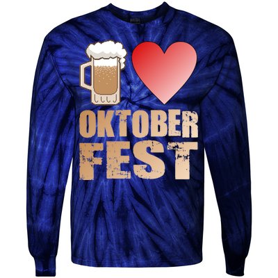 Love Beer Ocktoberfest Tie-Dye Long Sleeve Shirt