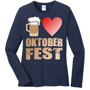 Love Beer Ocktoberfest Ladies Long Sleeve Shirt