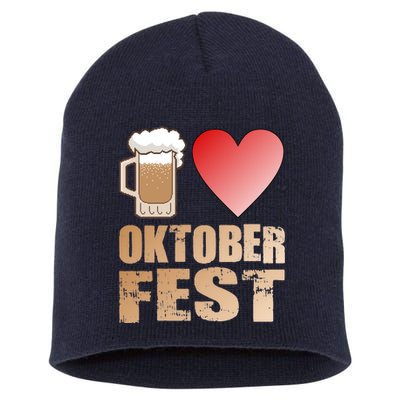 Love Beer Ocktoberfest Short Acrylic Beanie