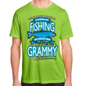 Love Being Grammy More Than Fishing Adult ChromaSoft Performance T-Shirt