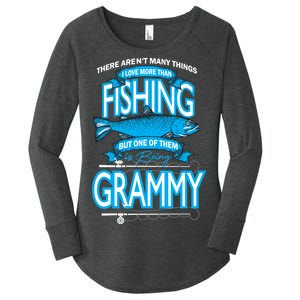 Love Being Grammy More Than Fishing Women's Perfect Tri Tunic Long Sleeve Shirt