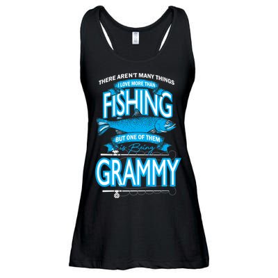 Love Being Grammy More Than Fishing Ladies Essential Flowy Tank