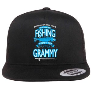 Love Being Grammy More Than Fishing Flat Bill Trucker Hat