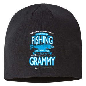 Love Being Grammy More Than Fishing Sustainable Beanie