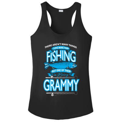 Love Being Grammy More Than Fishing Ladies PosiCharge Competitor Racerback Tank