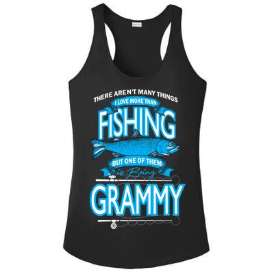 Love Being Grammy More Than Fishing Ladies PosiCharge Competitor Racerback Tank