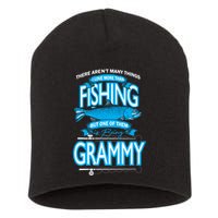 Love Being Grammy More Than Fishing Short Acrylic Beanie