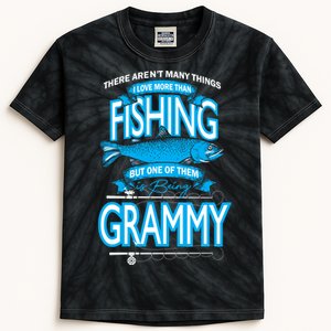 Love Being Grammy More Than Fishing Kids Tie-Dye T-Shirt