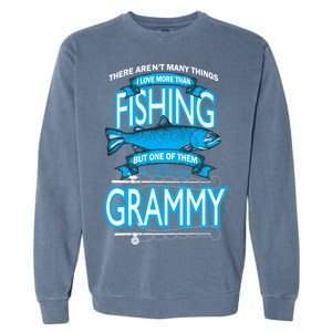 Love Being Grammy More Than Fishing Garment-Dyed Sweatshirt