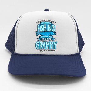 Love Being Grammy More Than Fishing Trucker Hat