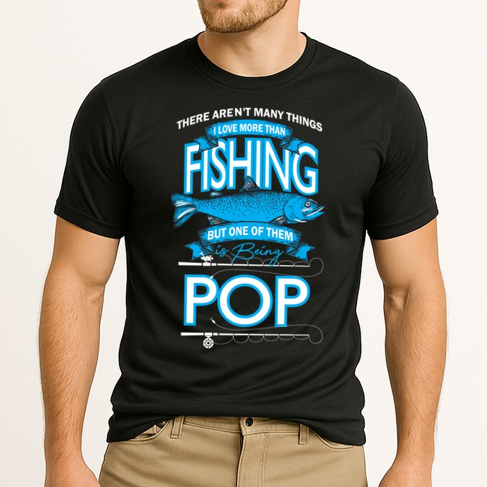 Love Being Pop More Than Fishing Cooling Performance Crew T-Shirt