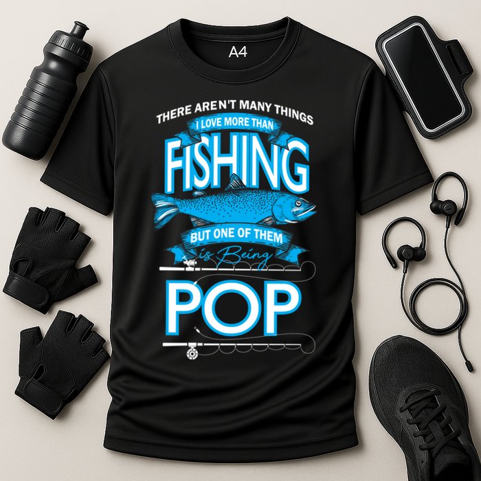 Love Being Pop More Than Fishing Cooling Performance Crew T-Shirt