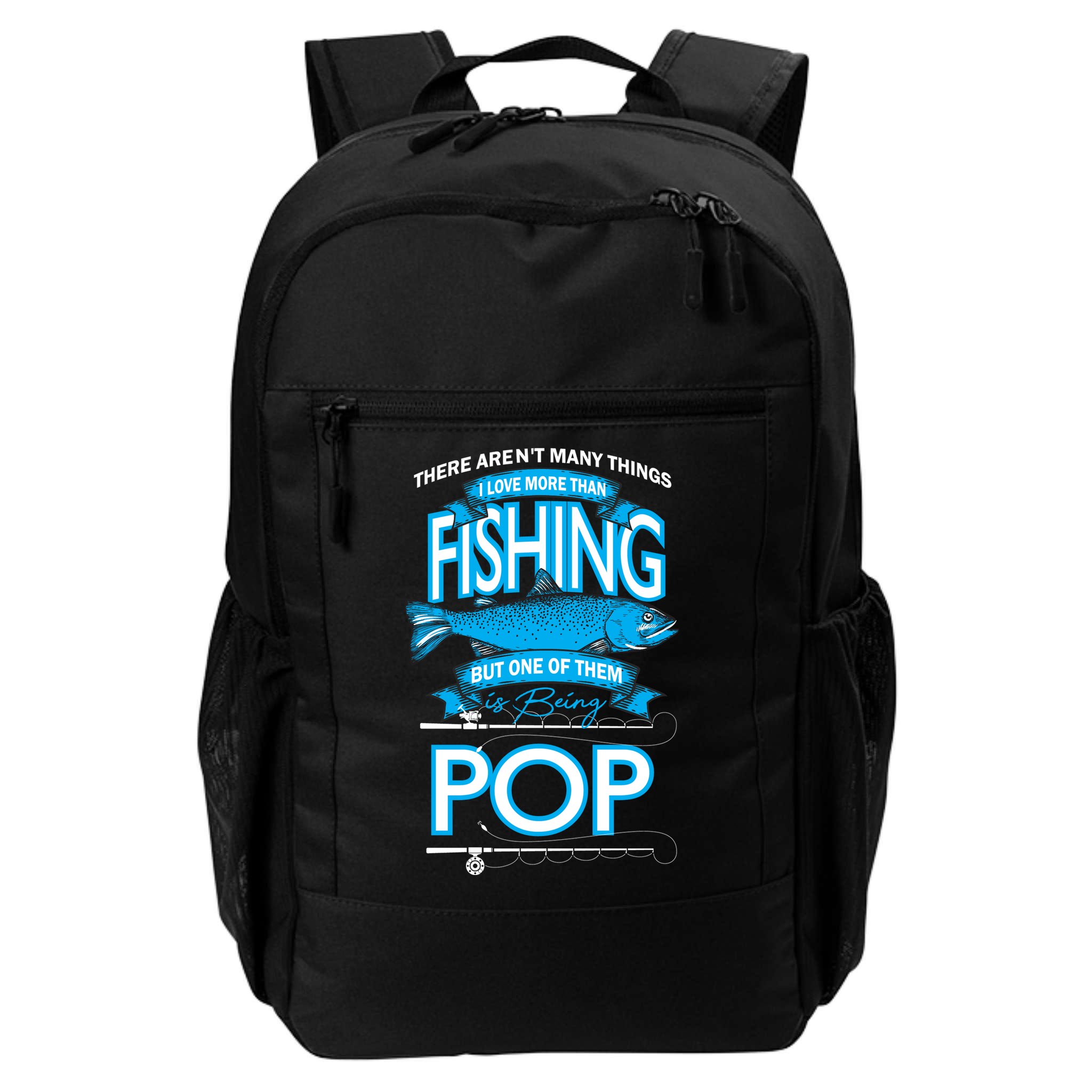 Love Being Pop More Than Fishing Backpack
