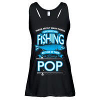 Love Being Pop More Than Fishing Ladies Essential Flowy Tank