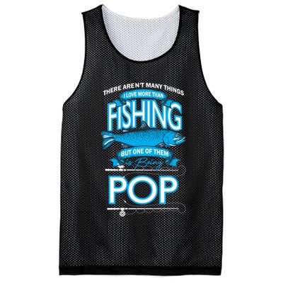 Love Being Pop More Than Fishing Mesh Reversible Basketball Jersey Tank