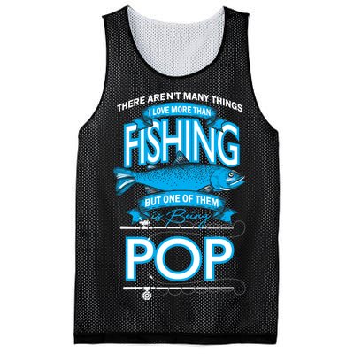 Love Being Pop More Than Fishing Mesh Reversible Basketball Jersey Tank