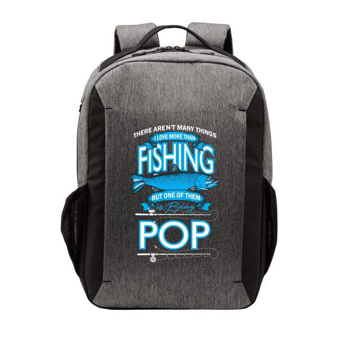 Love Being Pop More Than Fishing Vector Backpack