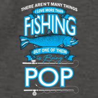 Love Being Pop More Than Fishing Vector Backpack