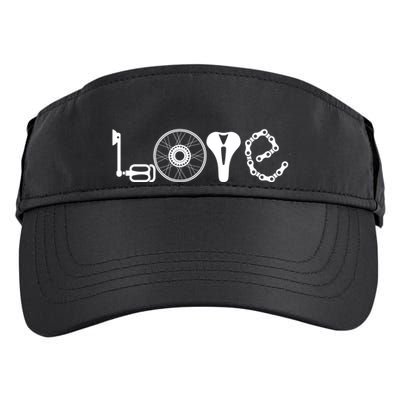 Love Bicycle Bike Cycling Adult Drive Performance Visor