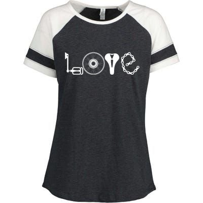 Love Bicycle Bike Cycling Enza Ladies Jersey Colorblock Tee