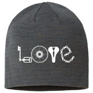 Love Bicycle Bike Cycling Sustainable Beanie