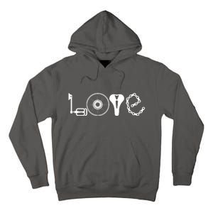 Love Bicycle Bike Cycling Tall Hoodie