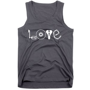 Love Bicycle Bike Cycling Tank Top