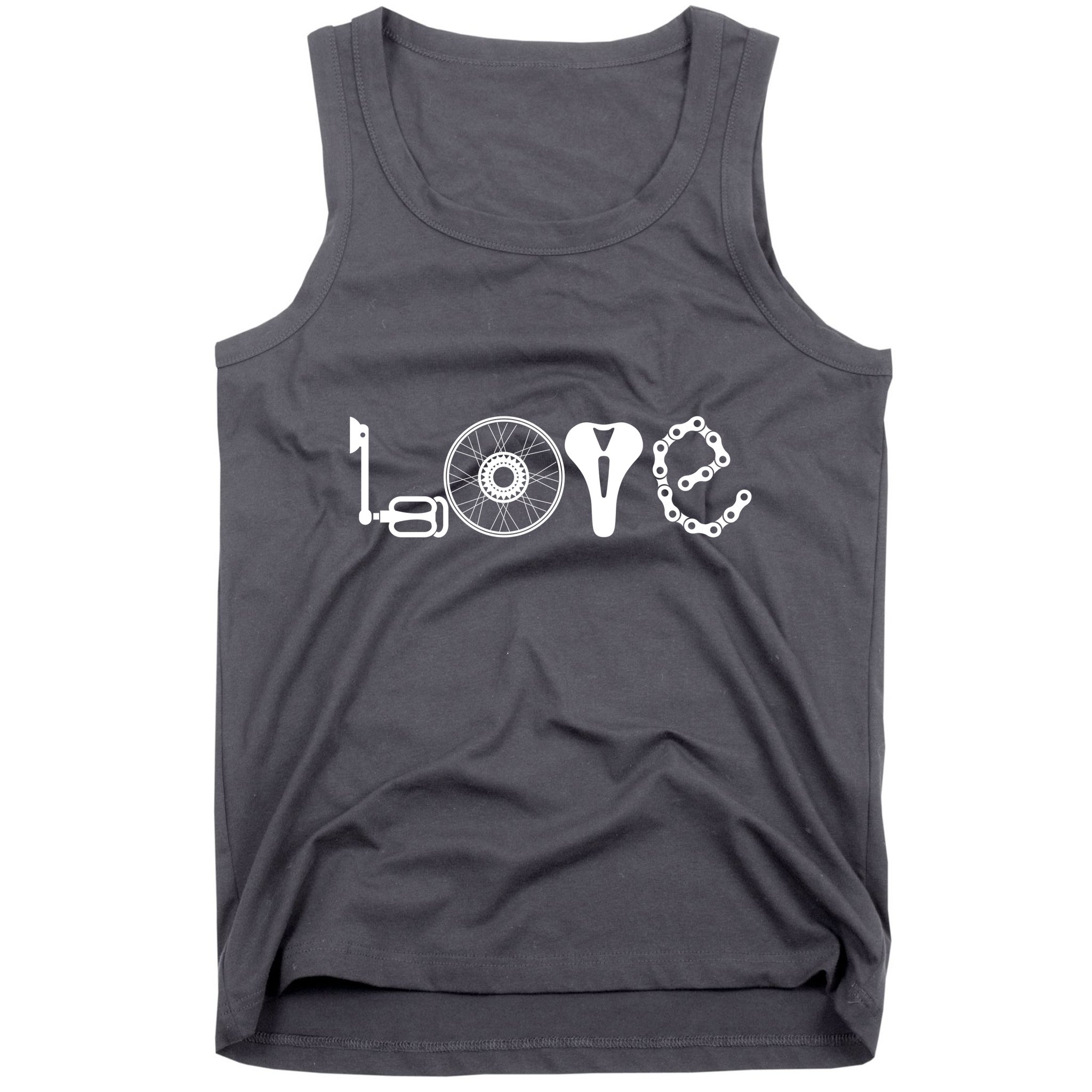 Love Bicycle Bike Cycling Tank Top
