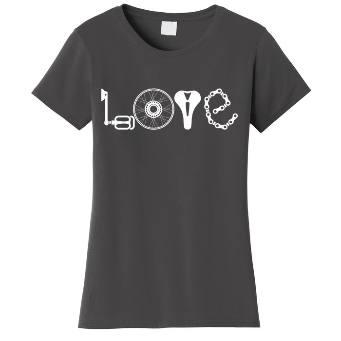 Love Bicycle Bike Cycling Women's T-Shirt