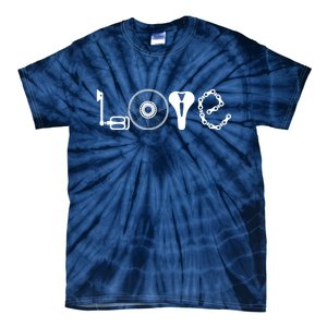 Love Bicycle Bike Cycling Tie-Dye T-Shirt