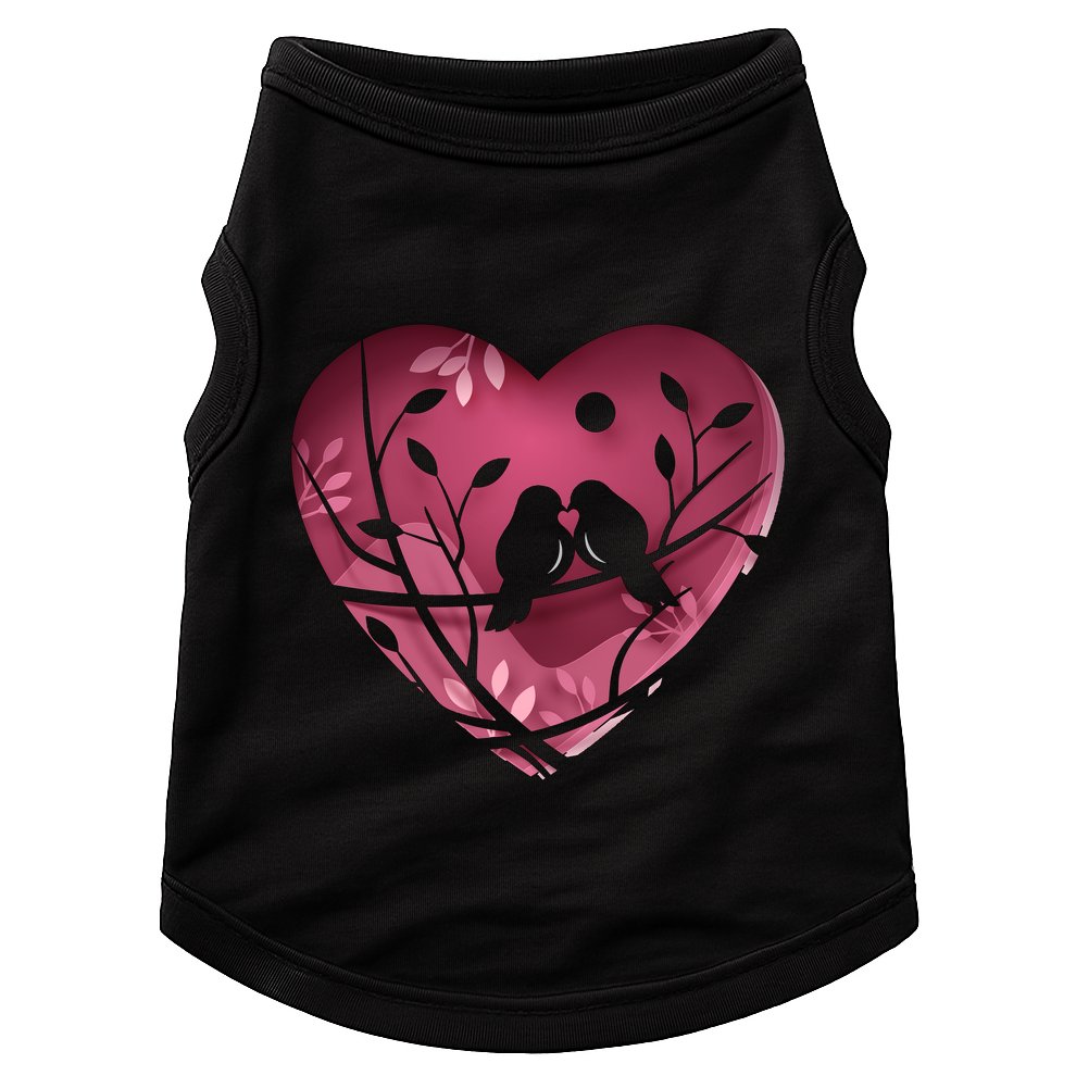 Love Birds Hollow Heart Doggie Tank