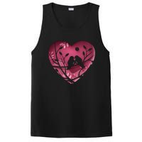 Love Birds Hollow Heart PosiCharge Competitor Tank