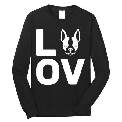 Love Boston Terrier  Long Sleeve Shirt