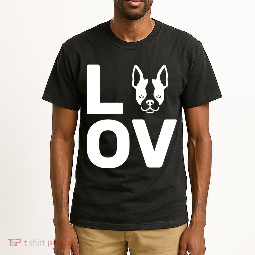 Love Boston Terrier  Tall T-Shirt