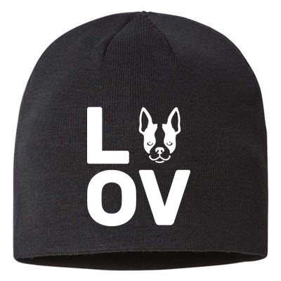 Love Boston Terrier  Sustainable Beanie