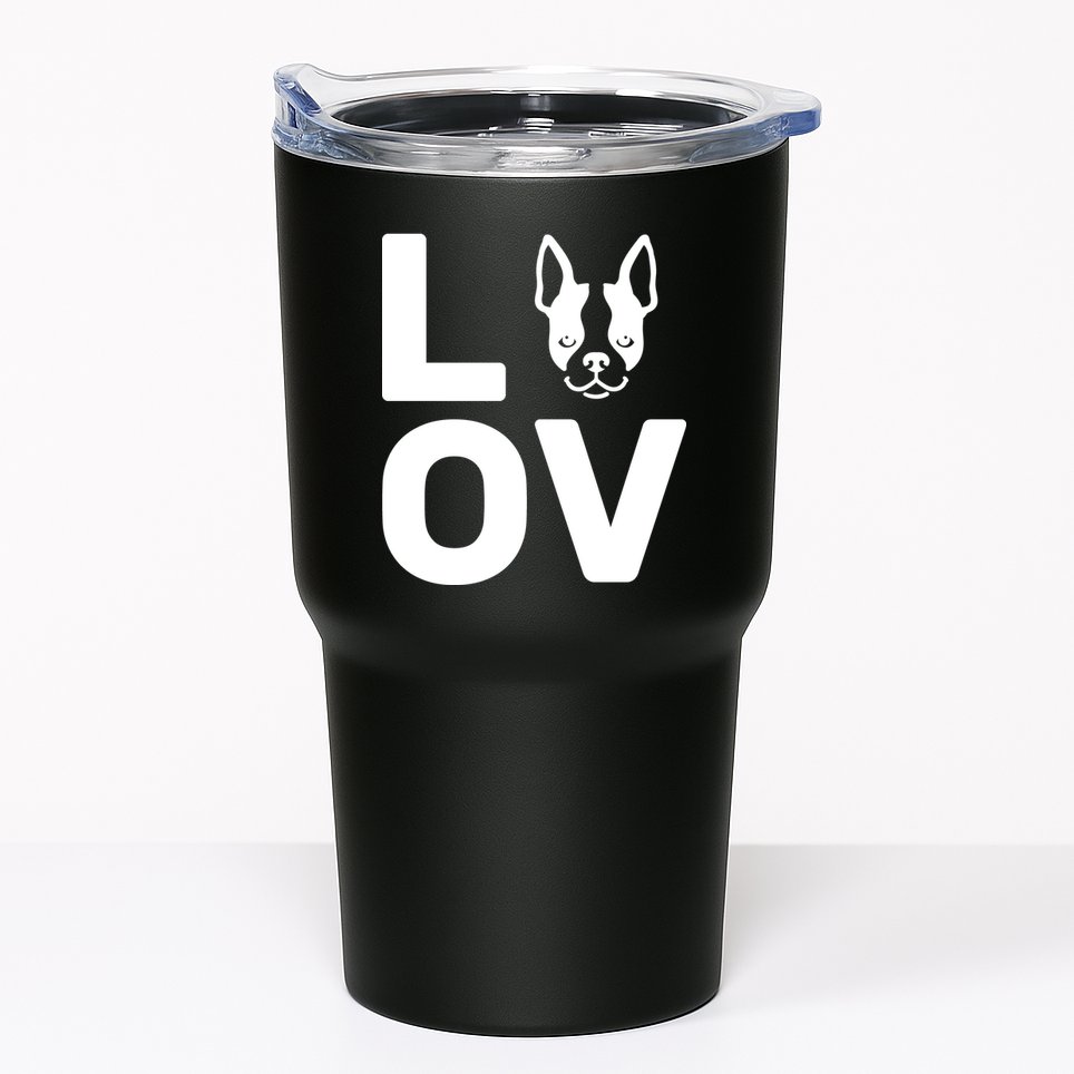 Love Boston Terrier  Tumbler