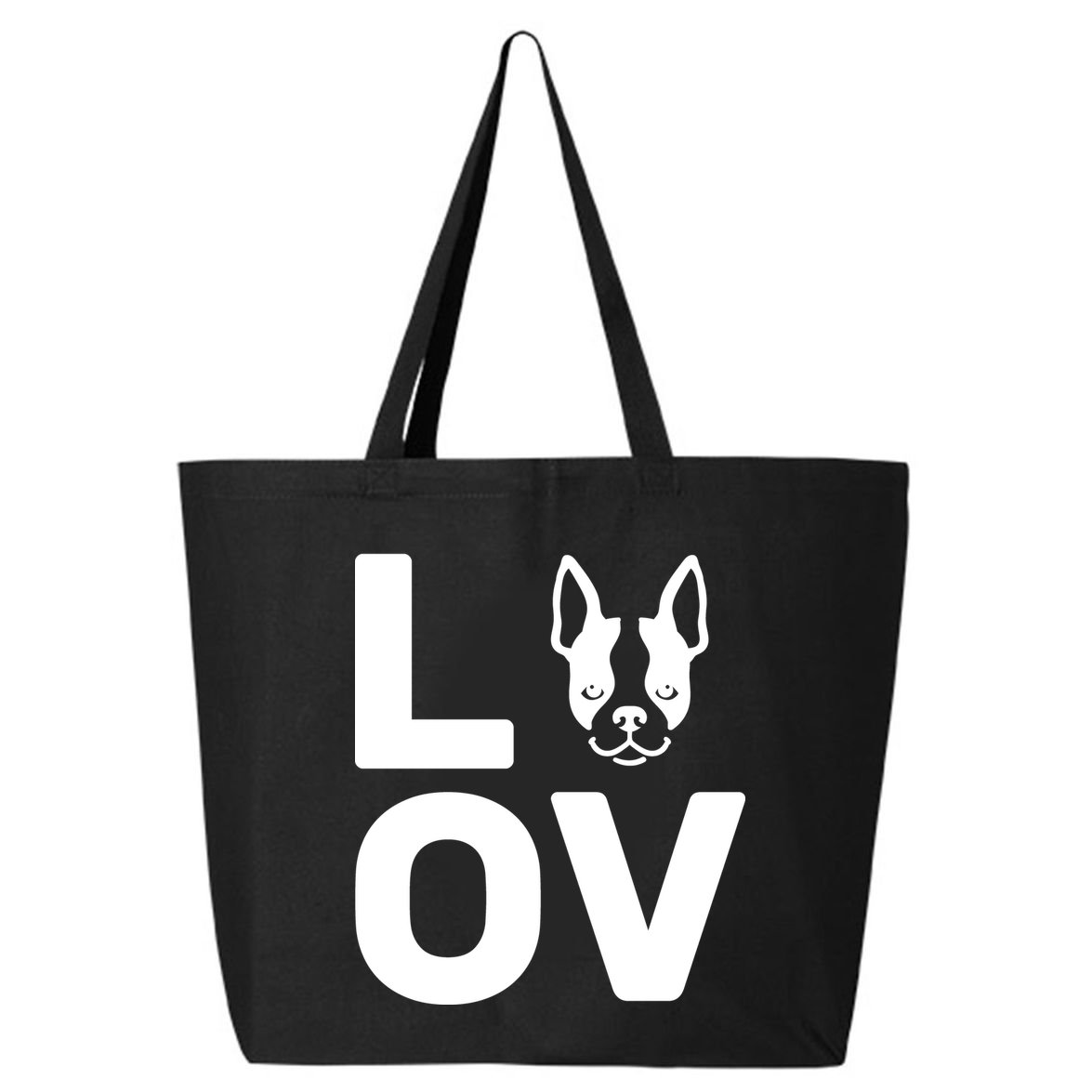 Love Boston Terrier  25L Jumbo Tote