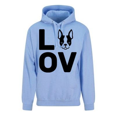 Love Boston Terrier  Unisex Surf Hoodie