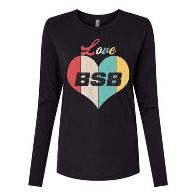 Love BSB Vintage Music Womens Cotton Relaxed Long Sleeve T-Shirt