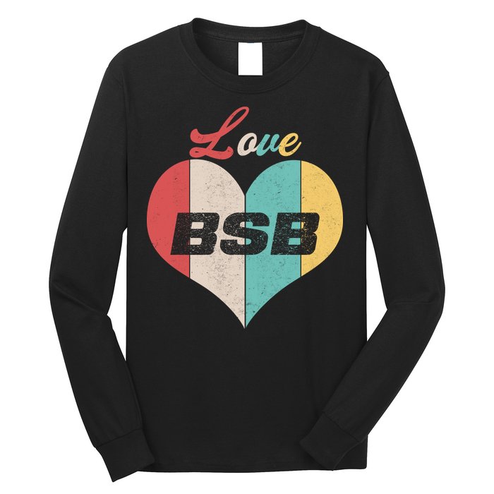 Love BSB Vintage Music Long Sleeve Shirt