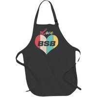 Love BSB Vintage Music Full-Length Apron With Pockets