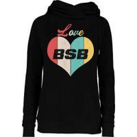 Love BSB Vintage Music Womens Funnel Neck Pullover Hood