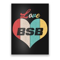 Love BSB Vintage Music Poster