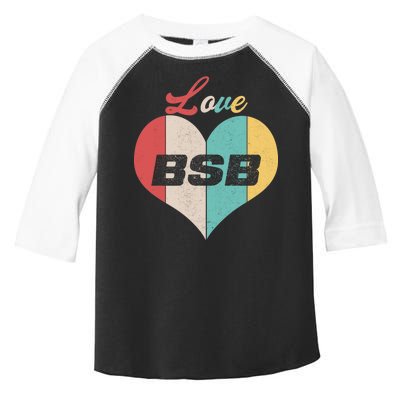 Love BSB Vintage Music Toddler Fine Jersey T-Shirt