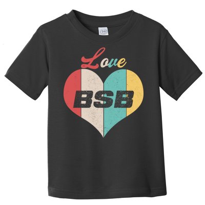 Love BSB Vintage Music Toddler T-Shirt